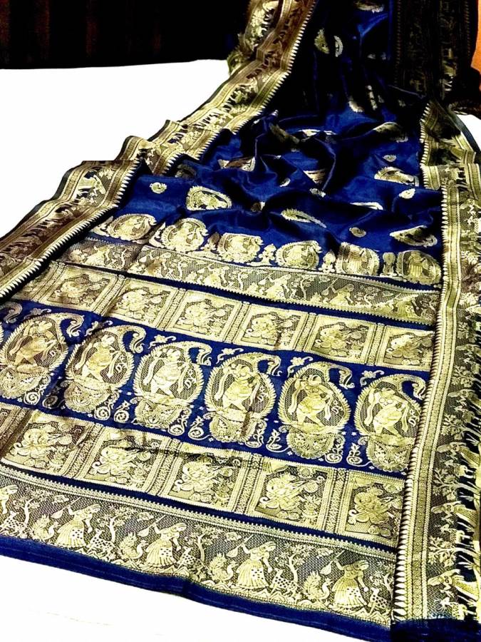 Sanskruti Silk Soft Silk Heavy Pallu Festive Wear Saree